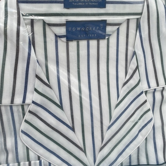 Towncraft Long Sleeve Striped PJ Set - Picture 6 of 6